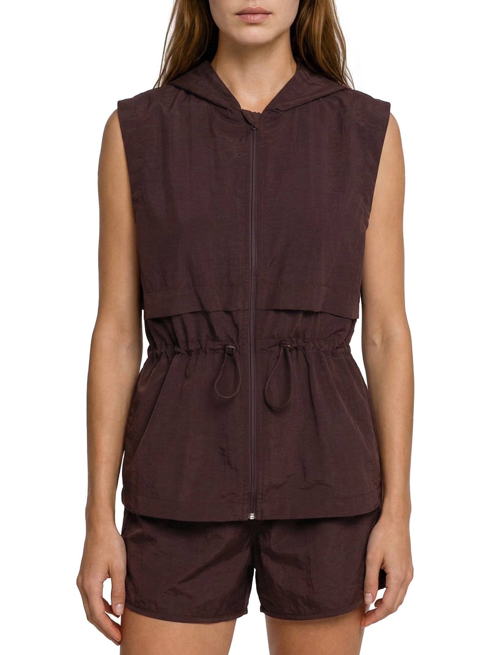 Colete Feminino Liso Marrom Body For Sure