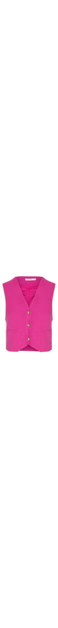 Colete Feminino Liso - Rosa
