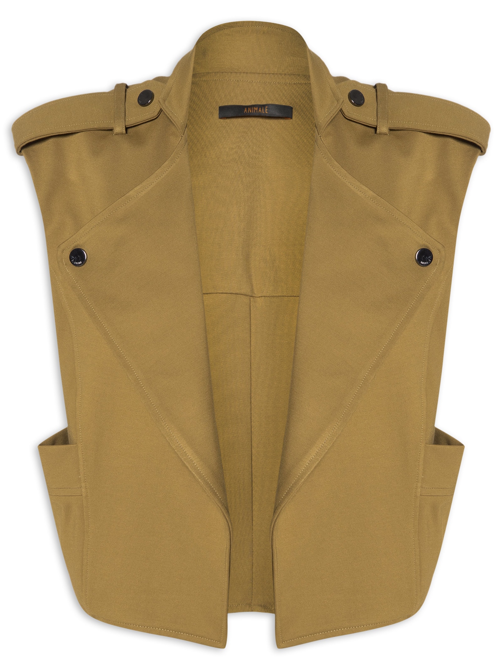 Colete Feminino Malha Estruturada Ateliê Verde Animale