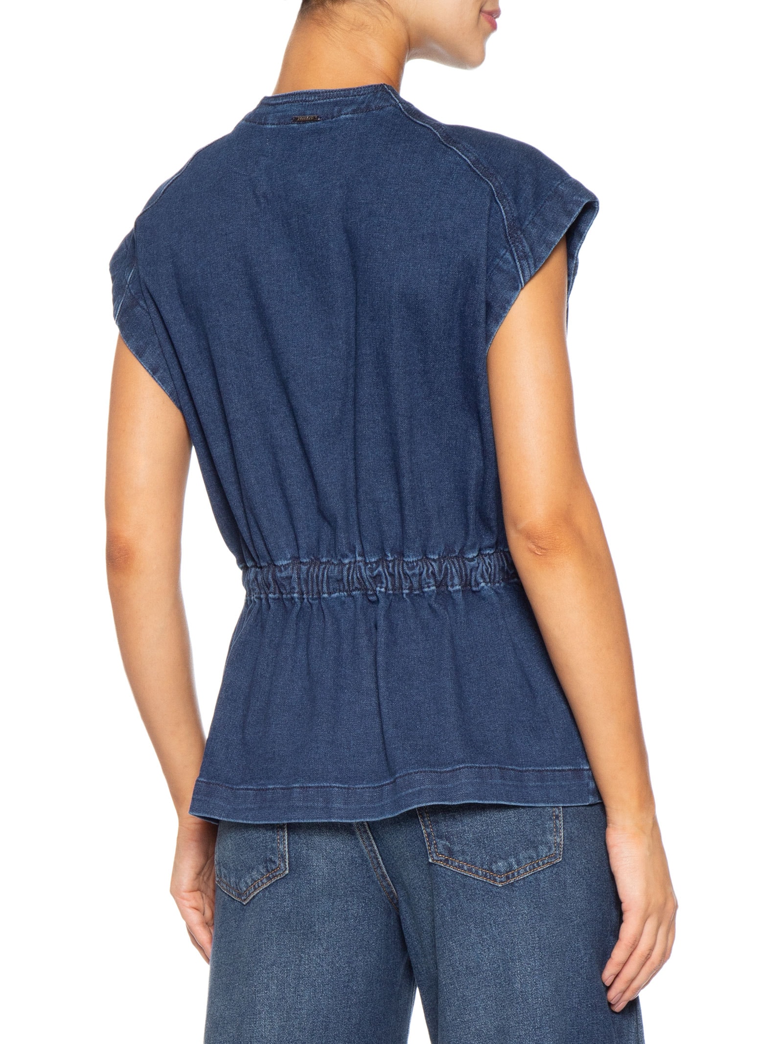 Colete Feminino Marina Azul P7 Jeans