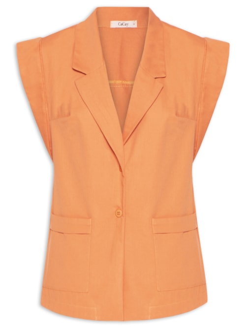 Colete Feminino Maxi Muscle Tee Dobrada – Amarelo