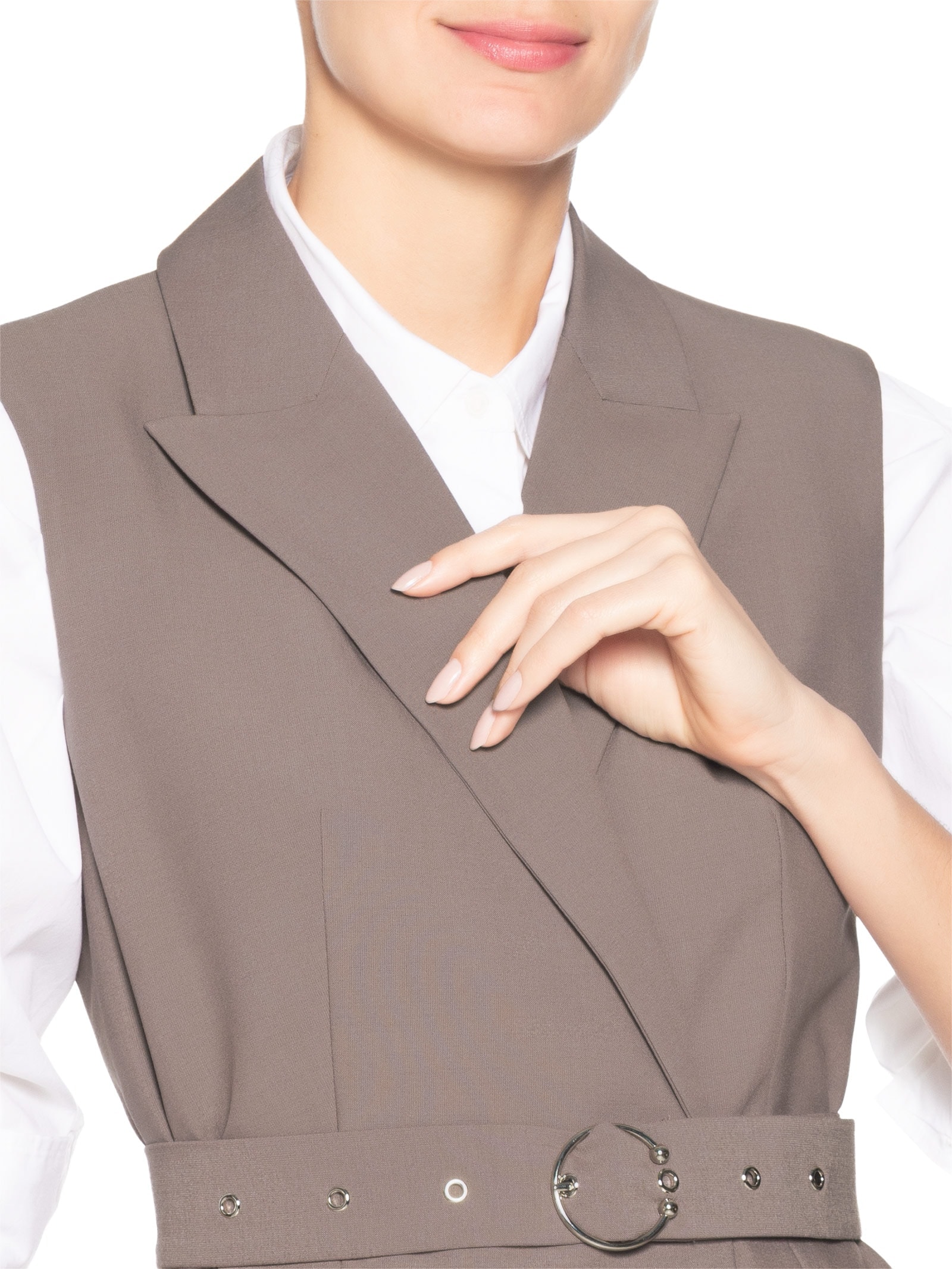 Colete Feminino Nic II Marrom Le Lis