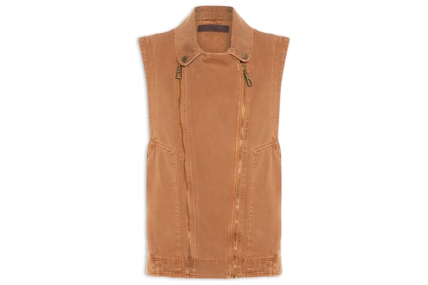 Colete Feminino Over Veludo - Marrom