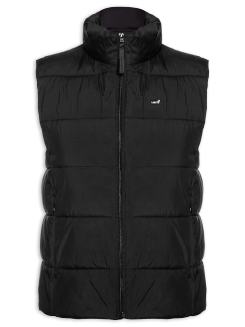 Colete Feminino Packable Poly Vest – Preto
