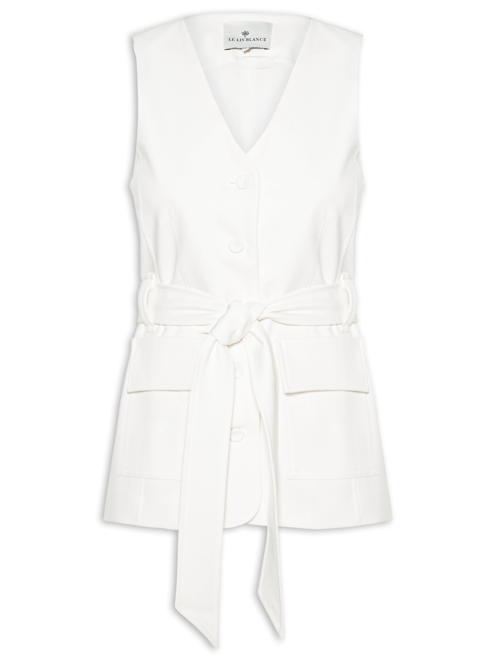 Colete Feminino Patrícia Off White Le Lis