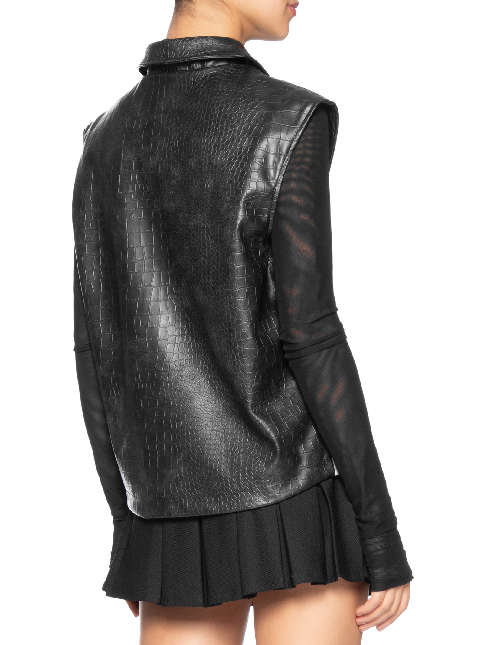 Colete Feminino Pleather Vest Preto Adidas Originals
