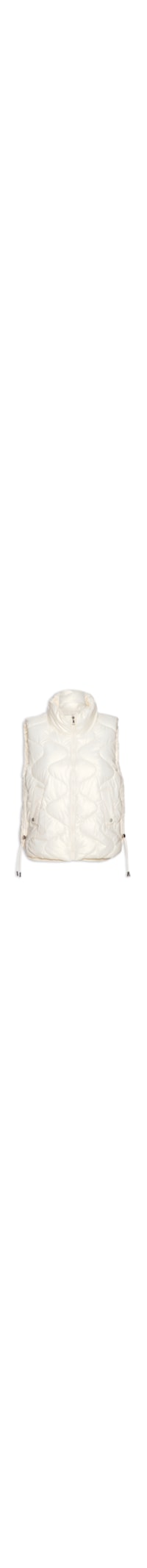 Colete Feminino Puffer Com Ajuste Lateral - Bege
