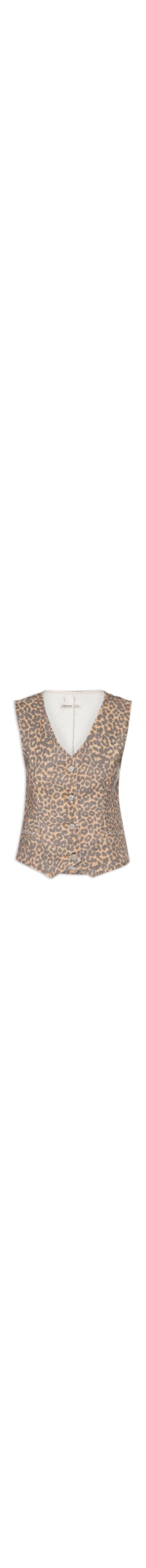 Colete Feminino Sarja - Animal Print