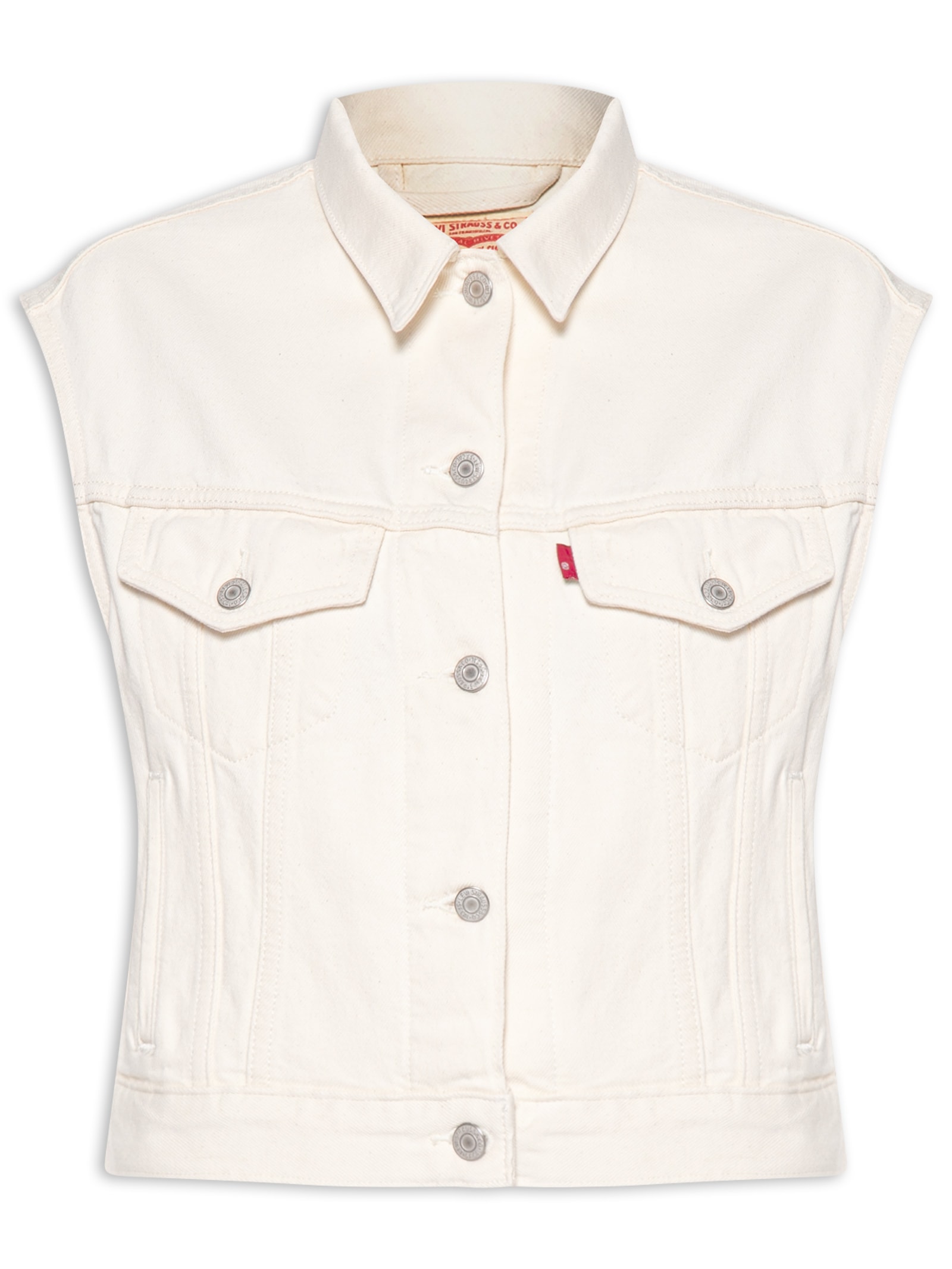 Colete Feminino Shrunken 90s Vest Branco Levi's