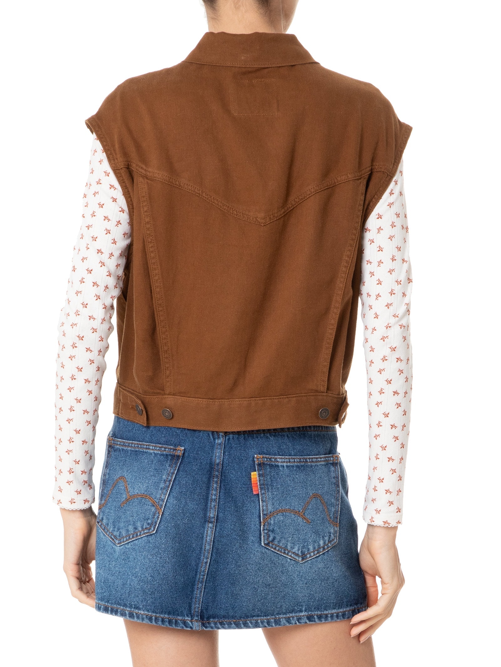 Colete Feminino Shrunken 90s Vest Marrom Levi's
