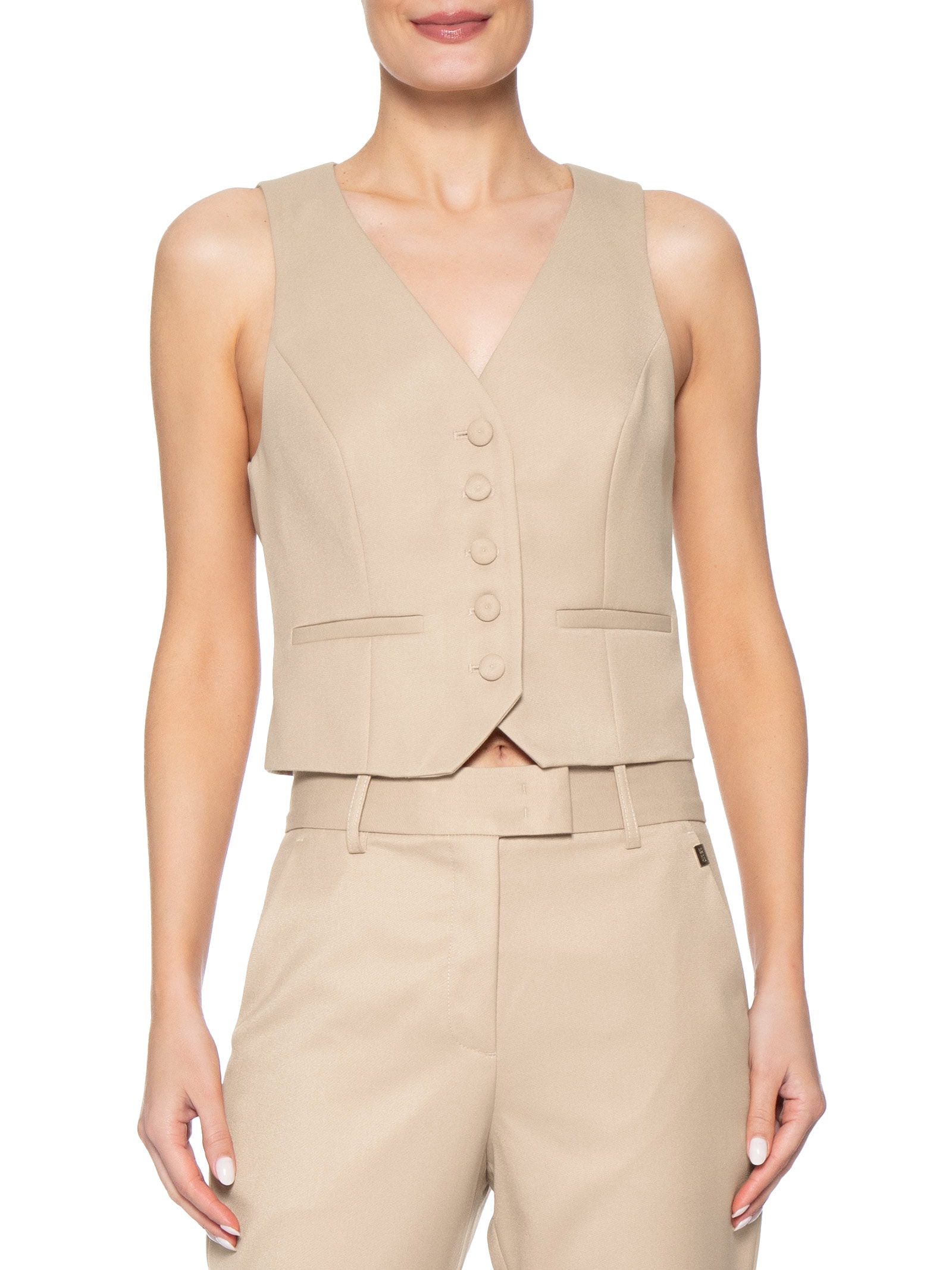 Colete Feminino Stella Bege Le Lis