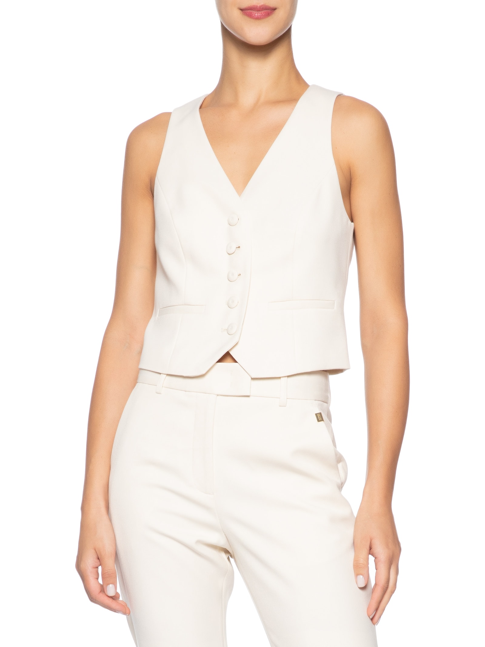 Colete Feminino Stella Branco Le Lis
