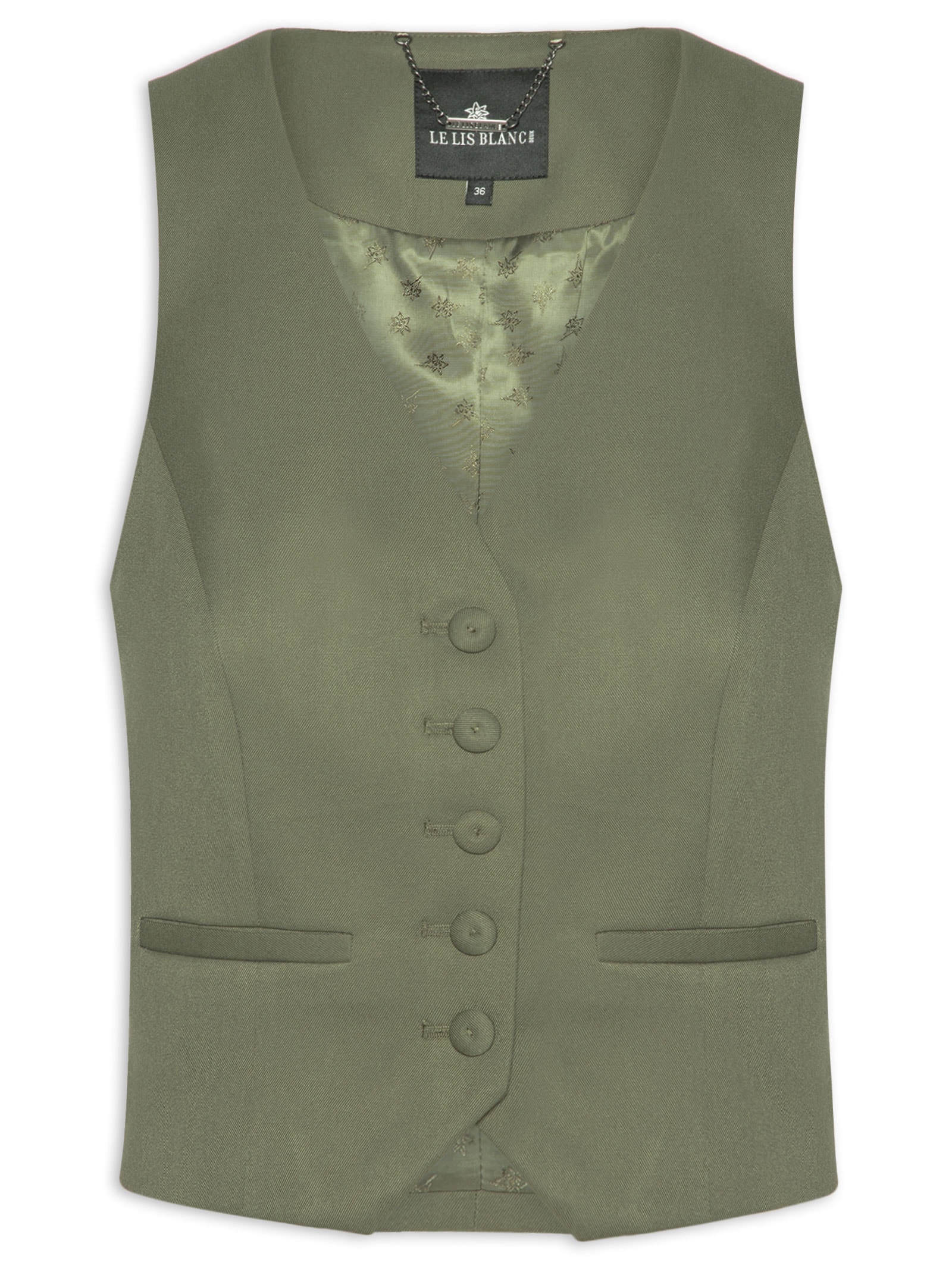 Colete Feminino Stella IV Verde Le Lis