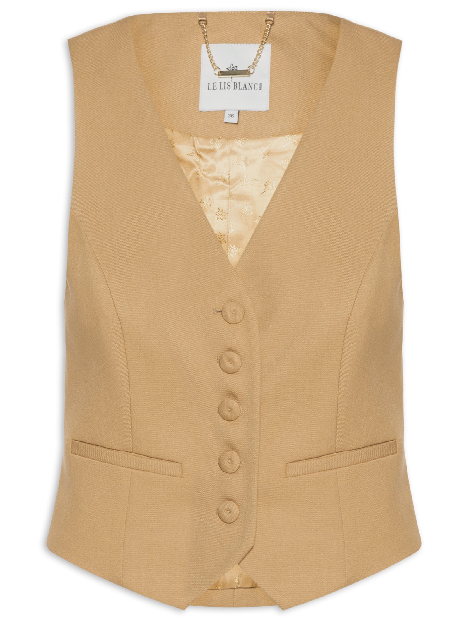 Le Lis - Colete Feminino Stella - Marrom