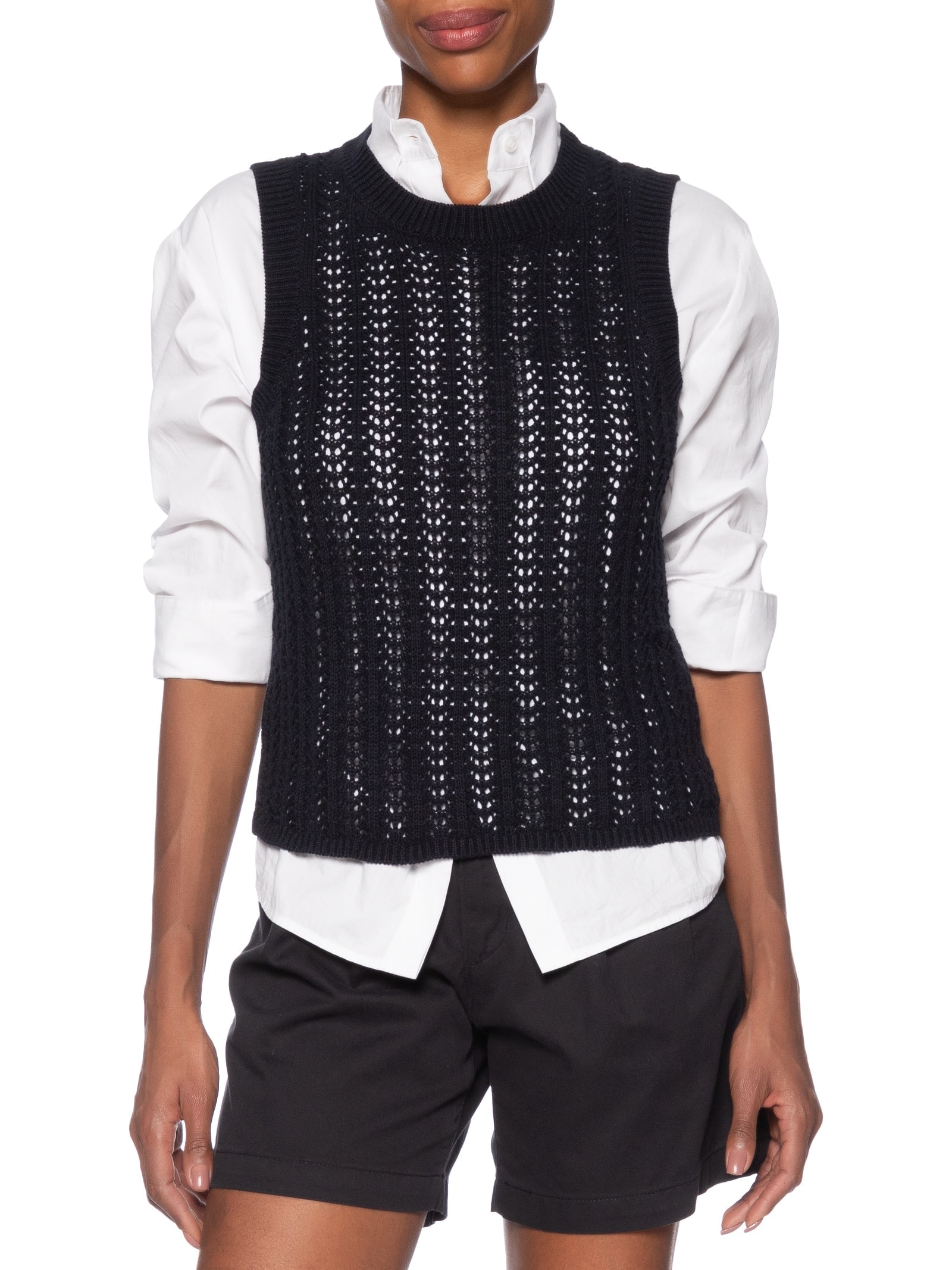 Colete Feminino Sunrise Crochet Tank Preto Levi's