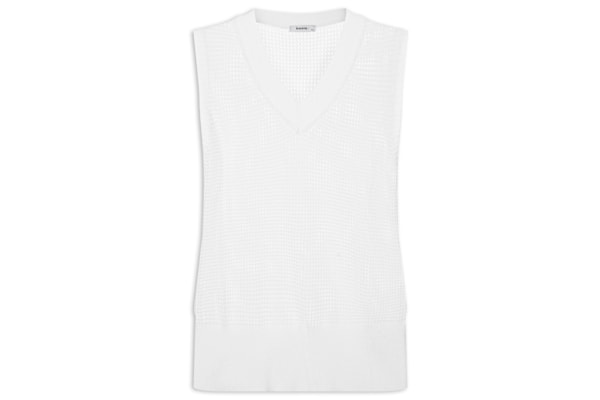 Colete Feminino Tricot - Branco 