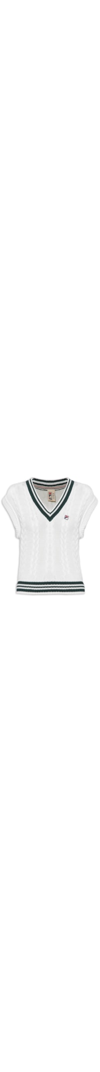 Colete Feminino Tricot F-Box - Off White