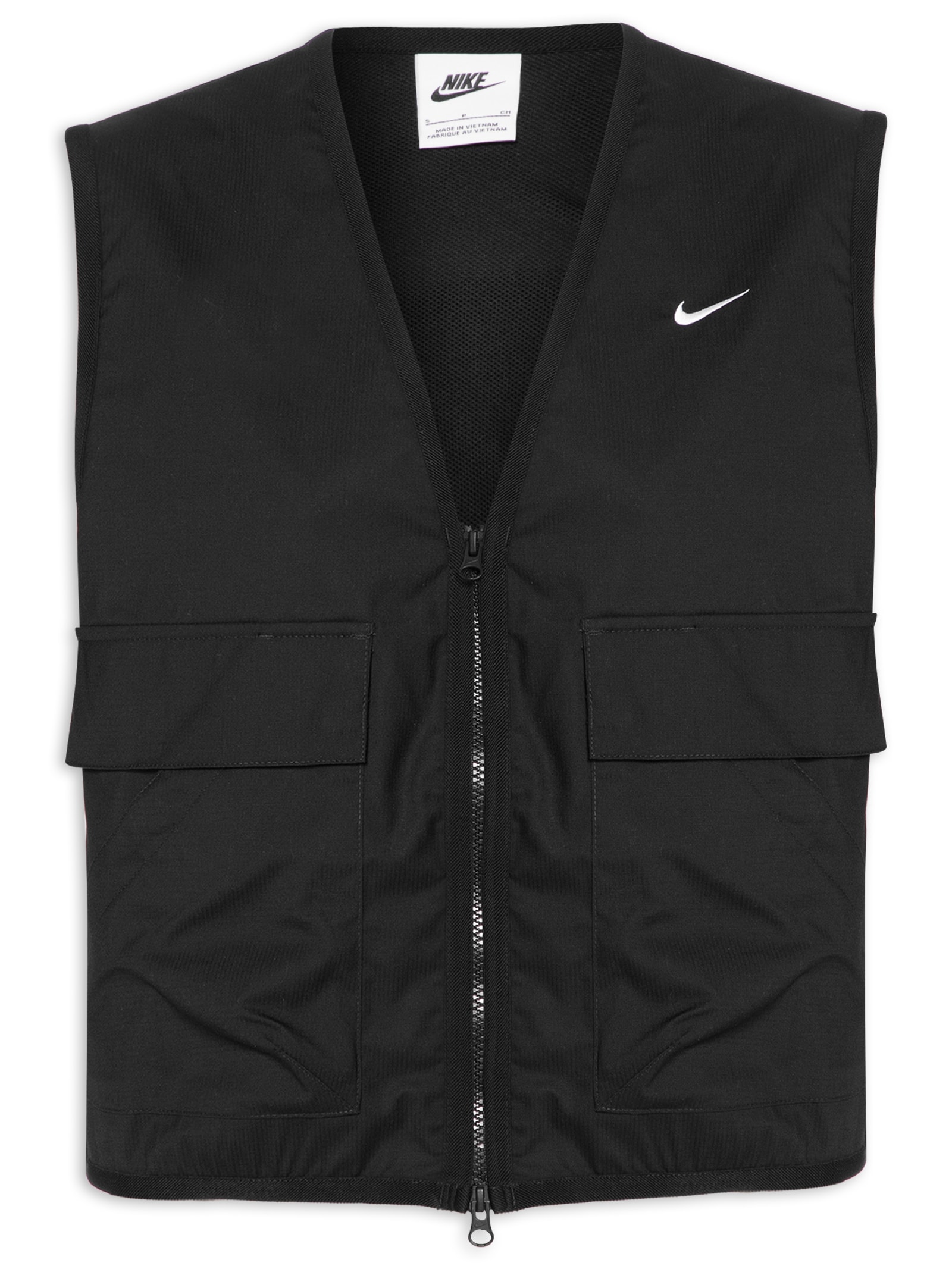 Nike - Colete Feminino W Nsw Esstl Wvn Lse Crgo Vest - Preto