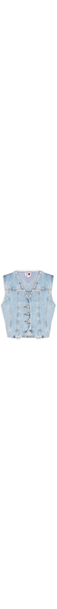 Colete Jeans Feminino Vest BI6113 - Azul