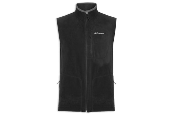Colete Masculino Fast Trek Fleece Com Zíper - Preto
