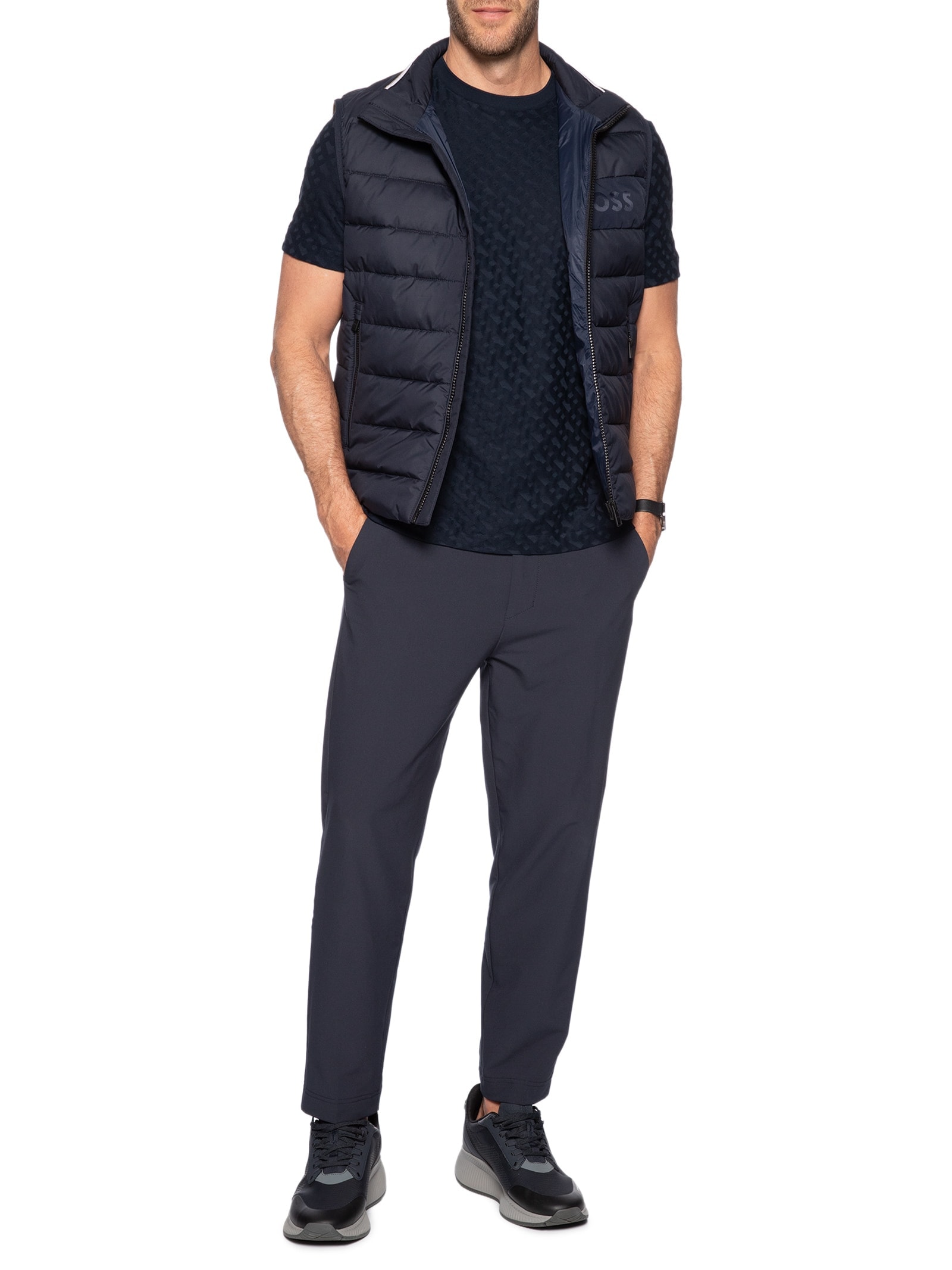 Colete Masculino H Cenito Azul Boss