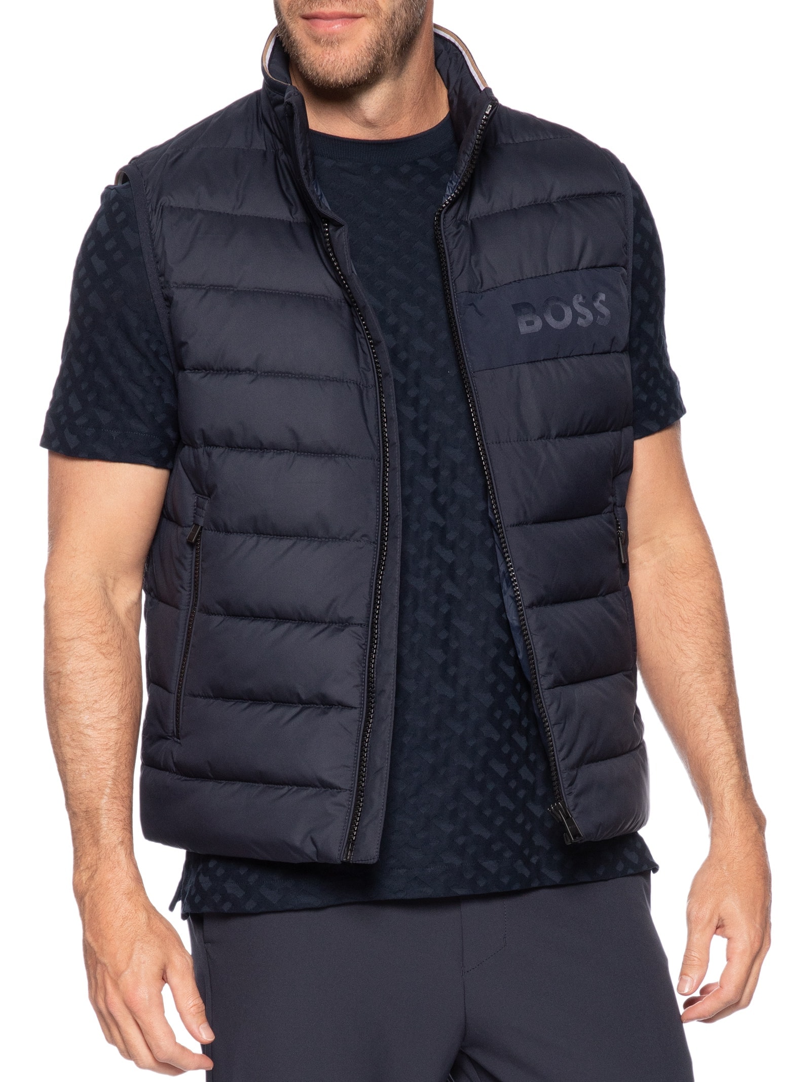 Colete Masculino H Cenito Azul Boss