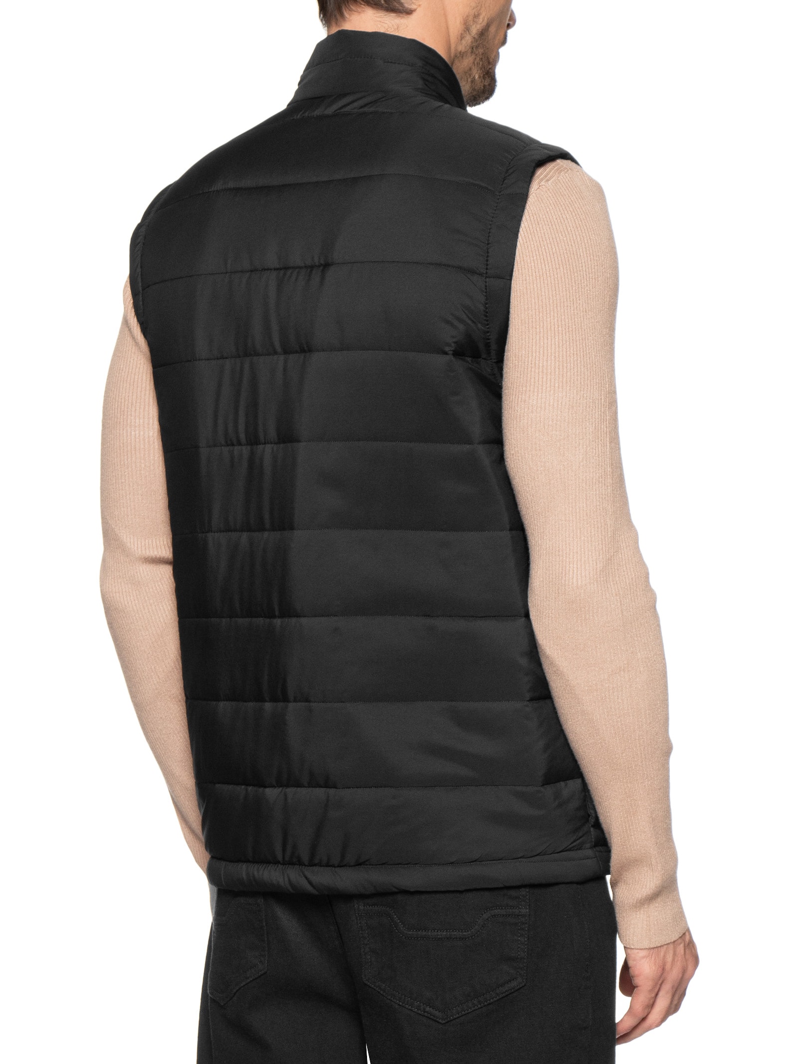 Colete Masculino Nylon Gomos Preto Sergio K