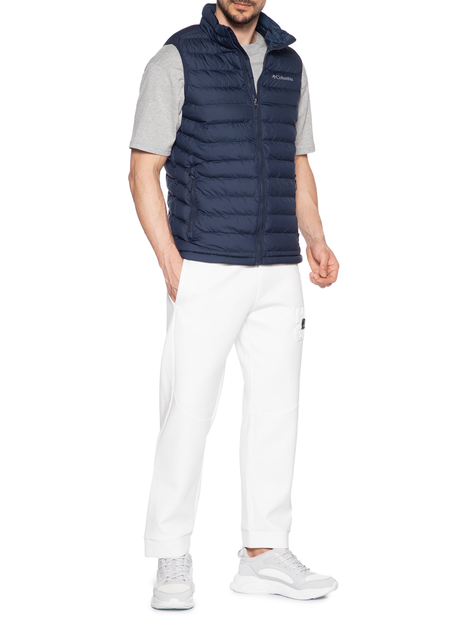 Colete Masculino Powder Lite™ II Omni-heat Reflective Azul Columbia