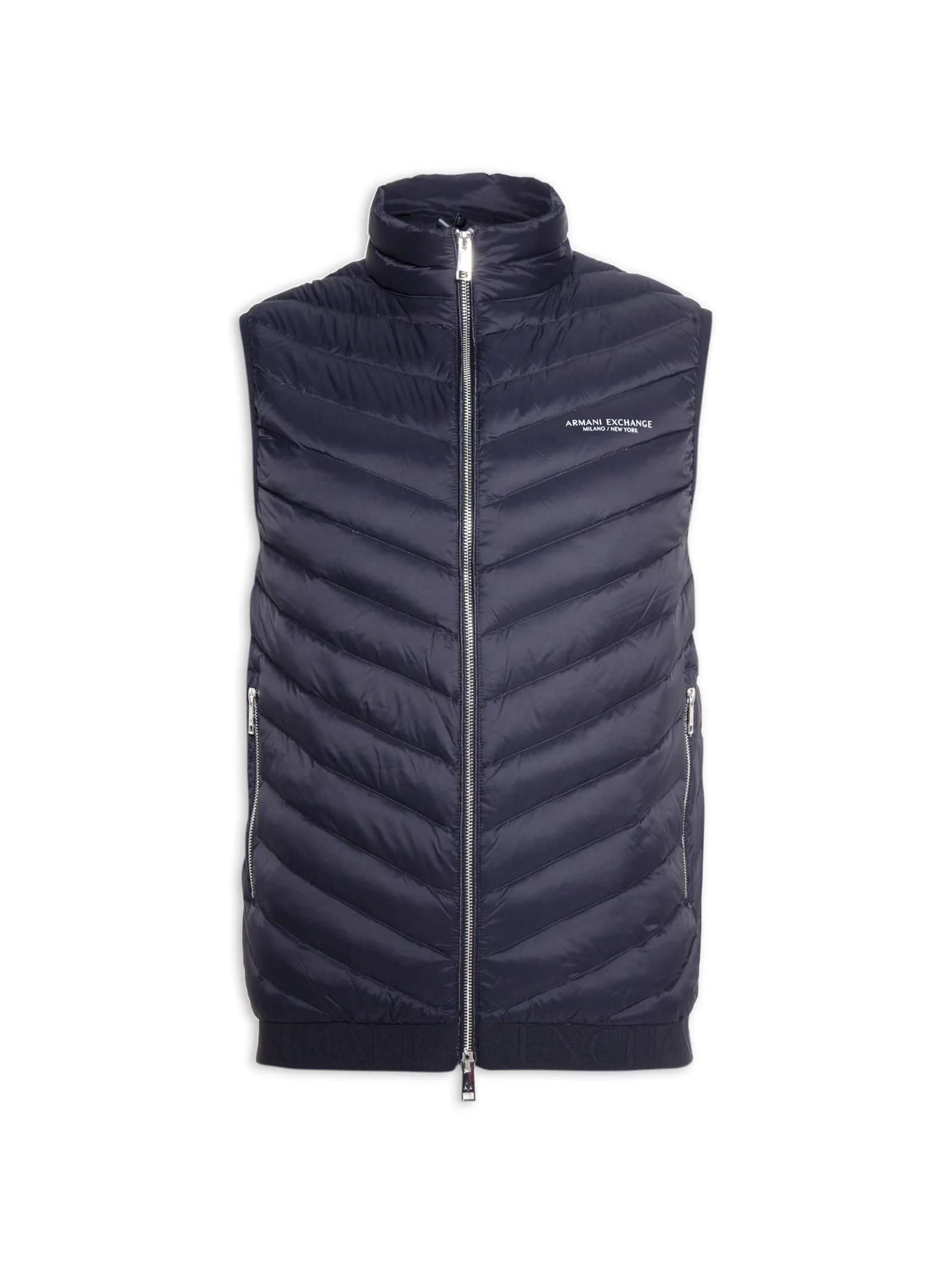 Colete Masculino Puffer Azul Armani Exchange
