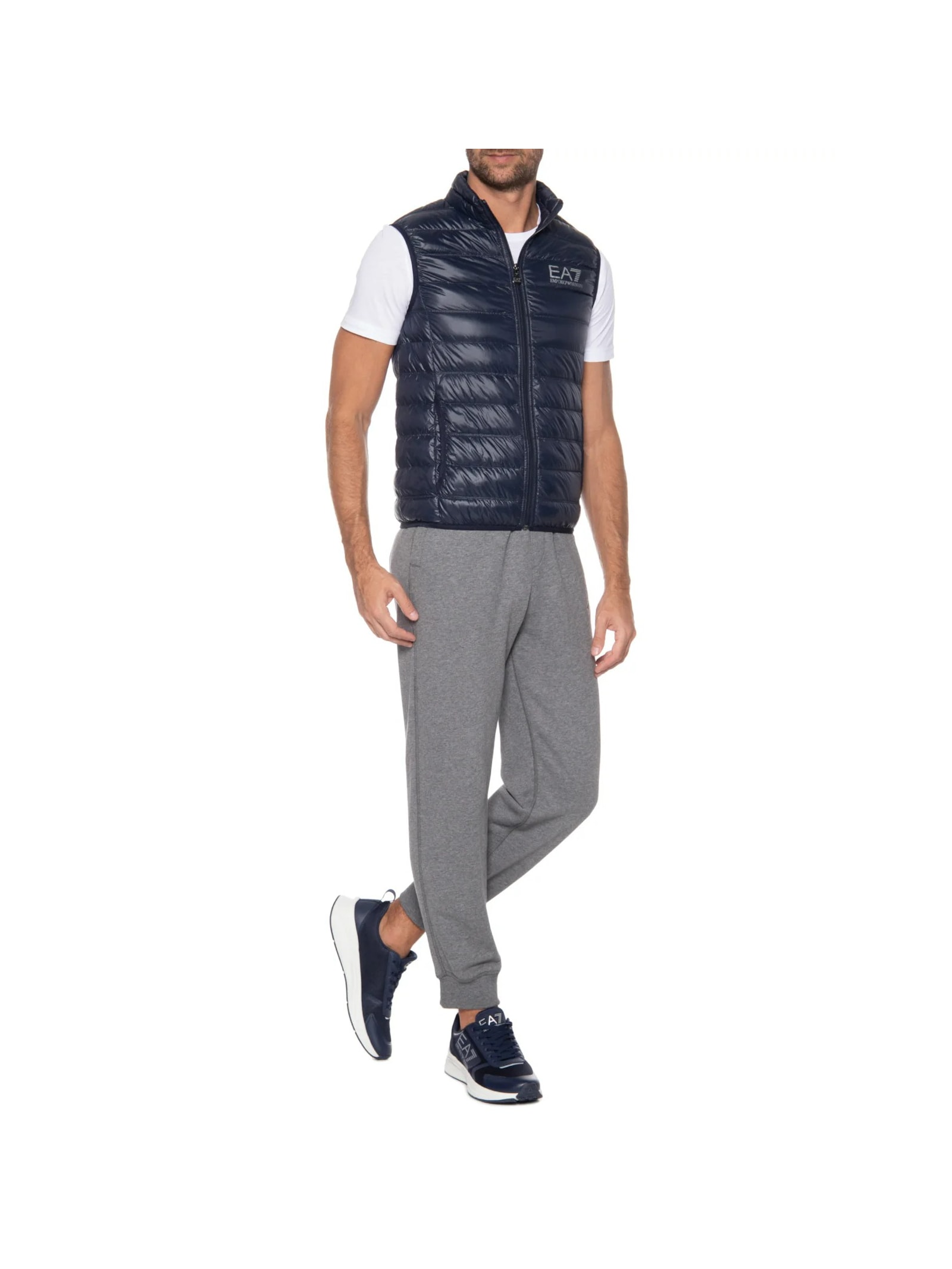 Colete Masculino Puffer Azul Ea7 Emporio Armani