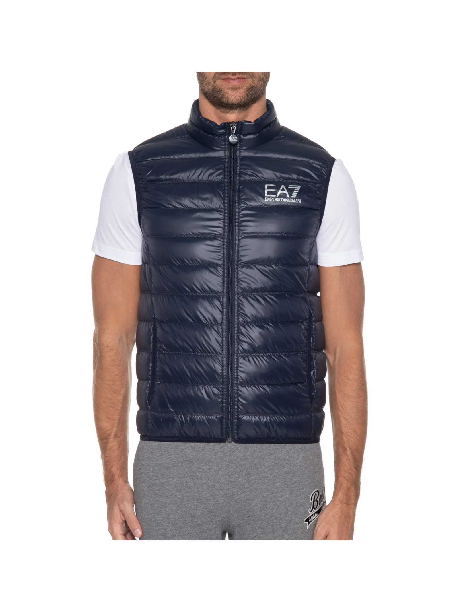 Colete Masculino Puffer Azul Ea7 Emporio Armani