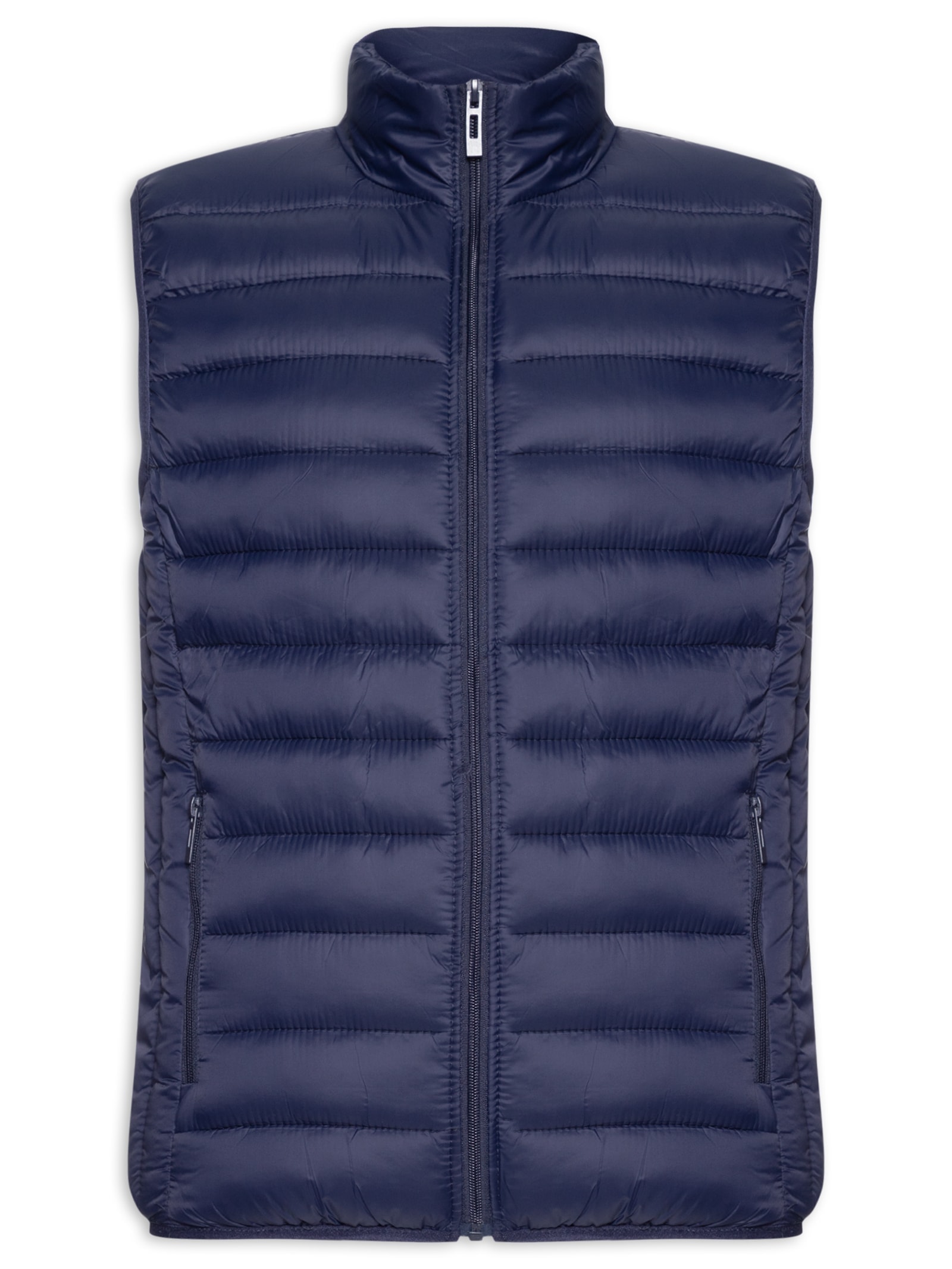 Colete Masculino Puffer Azul Basiq Men