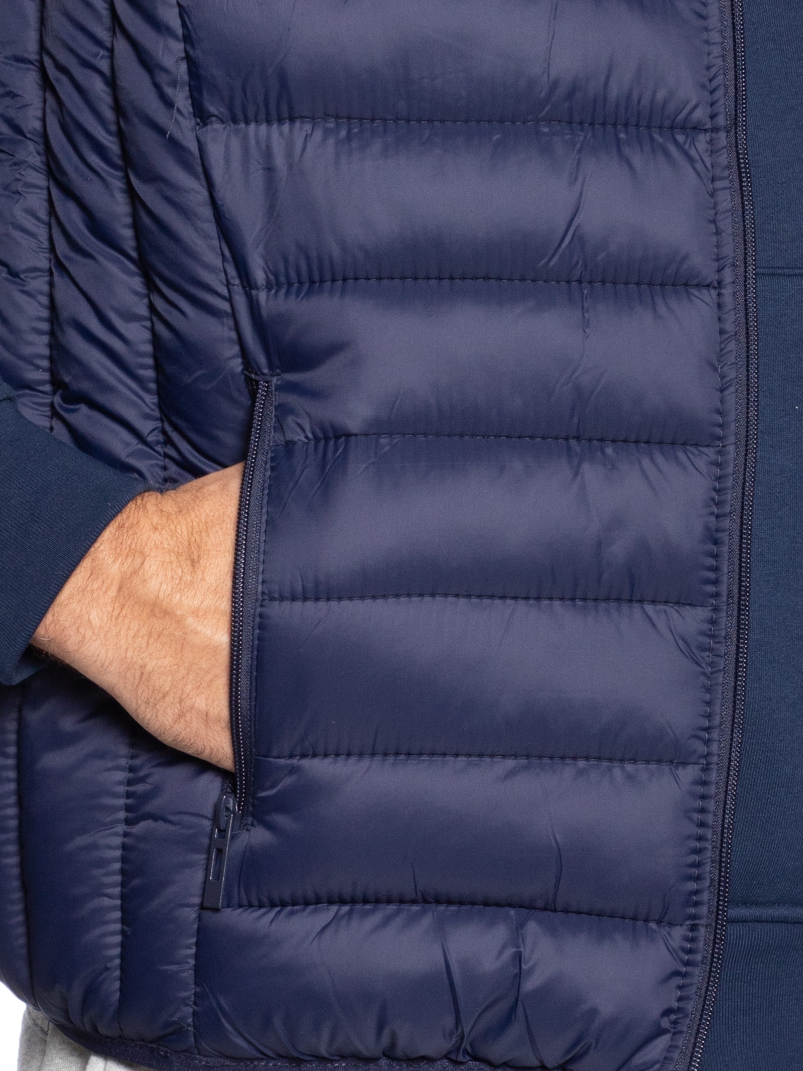 Colete Masculino Puffer Azul Basiq Men