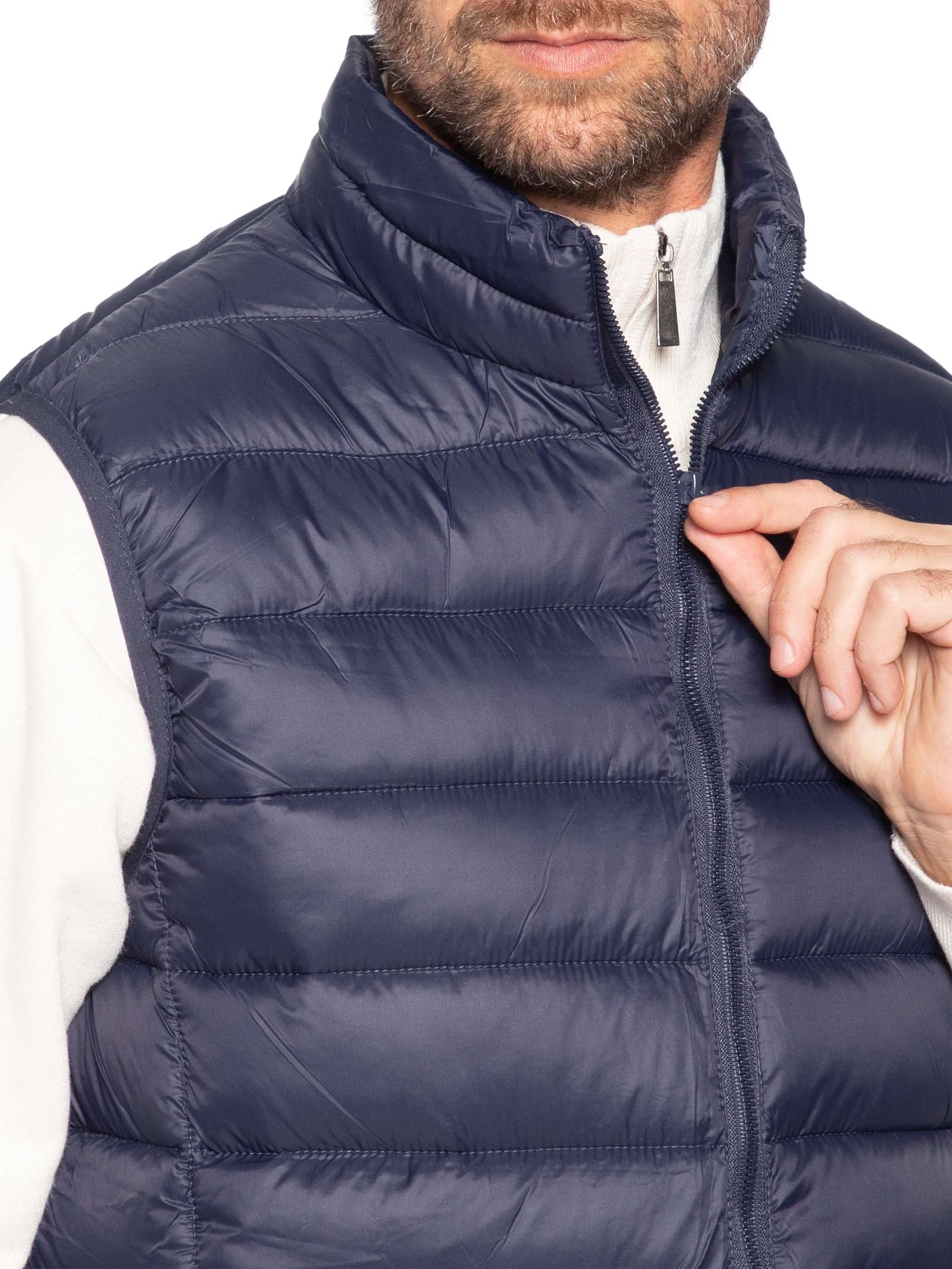 Colete Masculino Puffer Azul Basiq Men