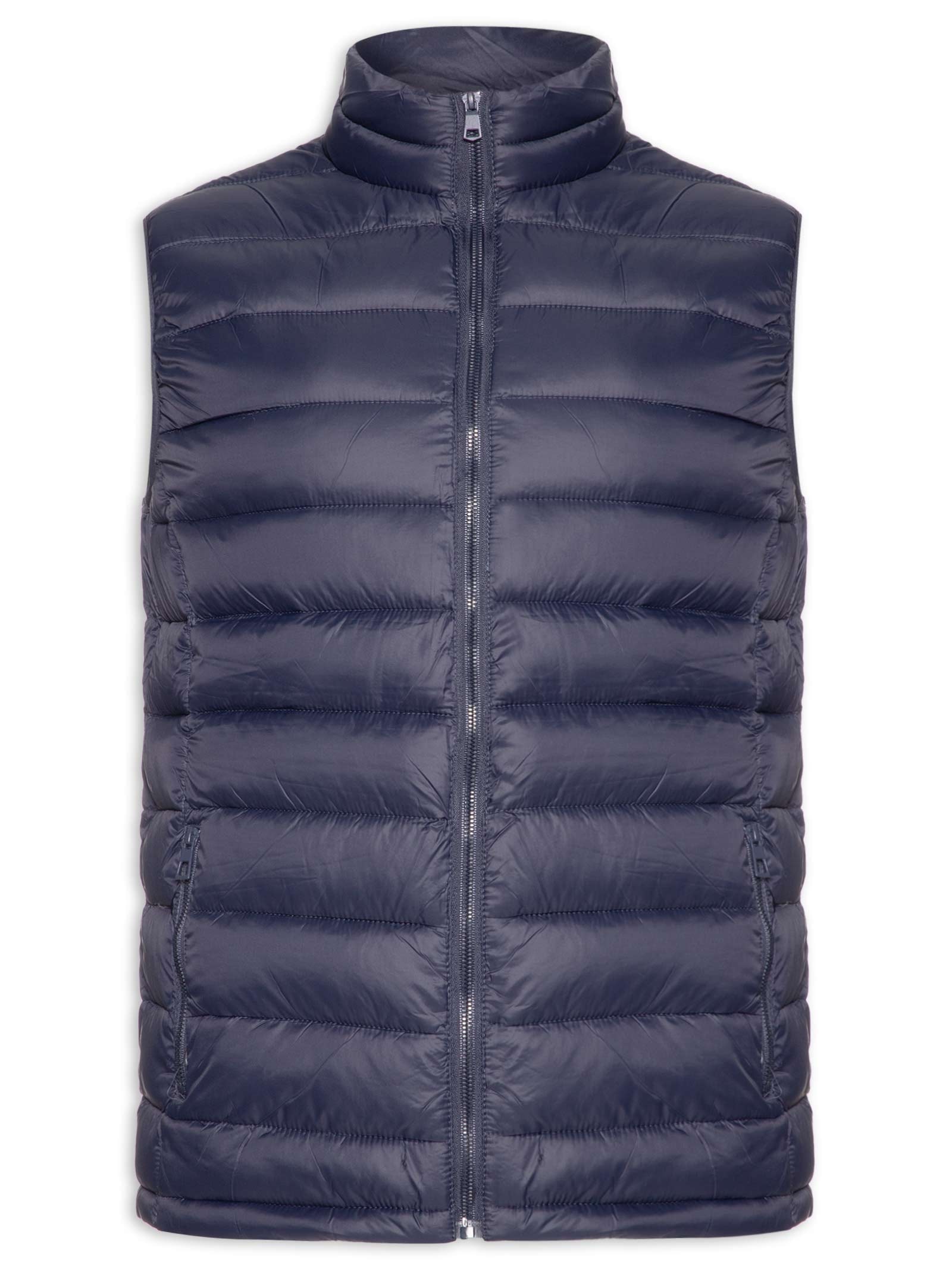 Colete Masculino Puffer Azul Basiq Men