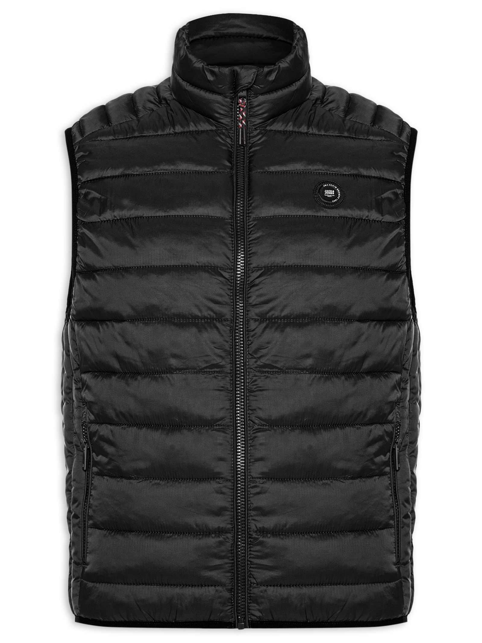 Colete Masculino Puffer Bradley Light Preto Jack & Jones