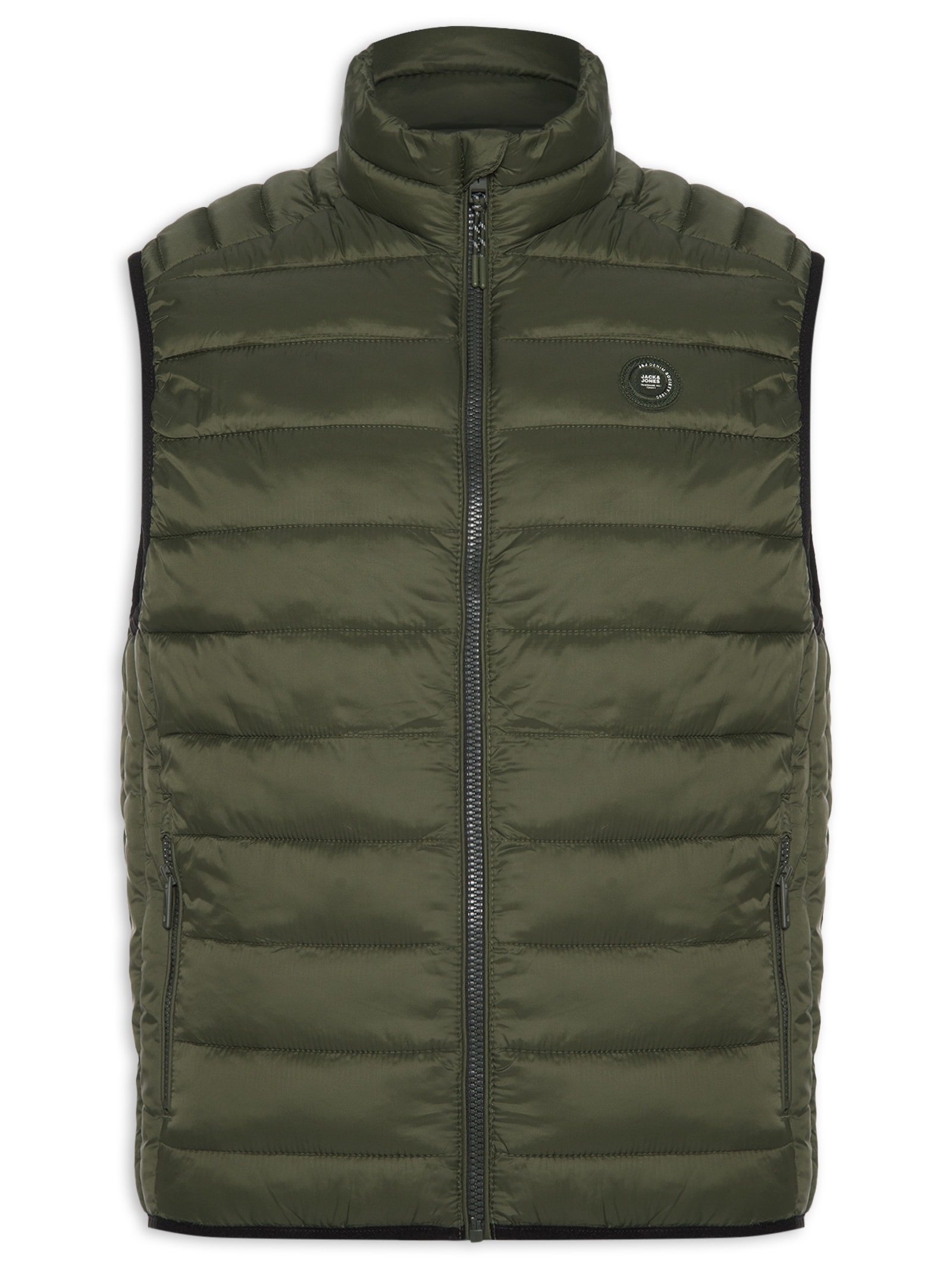 Colete Masculino Puffer Bradley Light Verde Jack & Jones