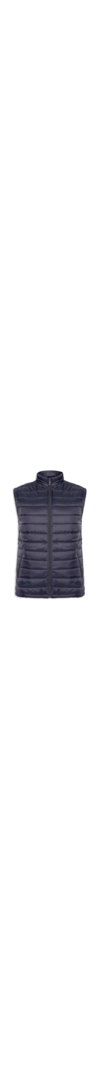 Colete Masculino Puffer Com Saquinho - Azul