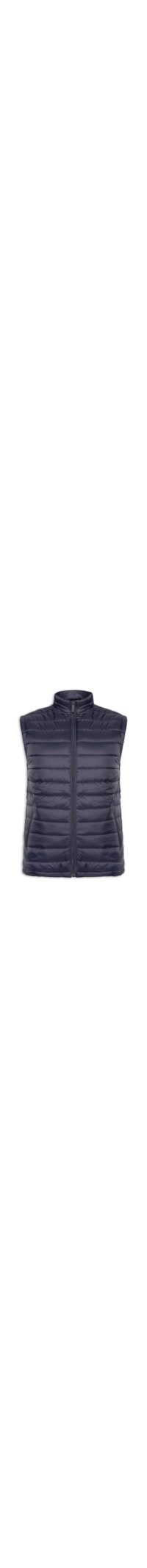 Colete Masculino Puffer Com Saquinho - Azul
