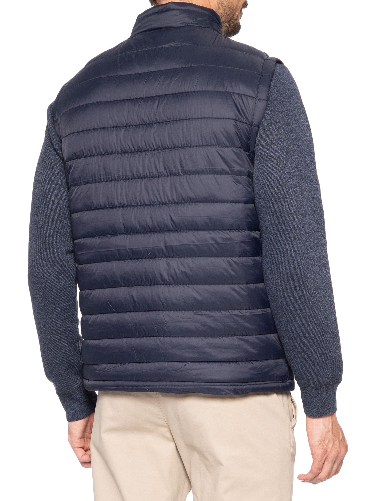 Colete Masculino Puffer Com Saquinho Azul '2 Essential