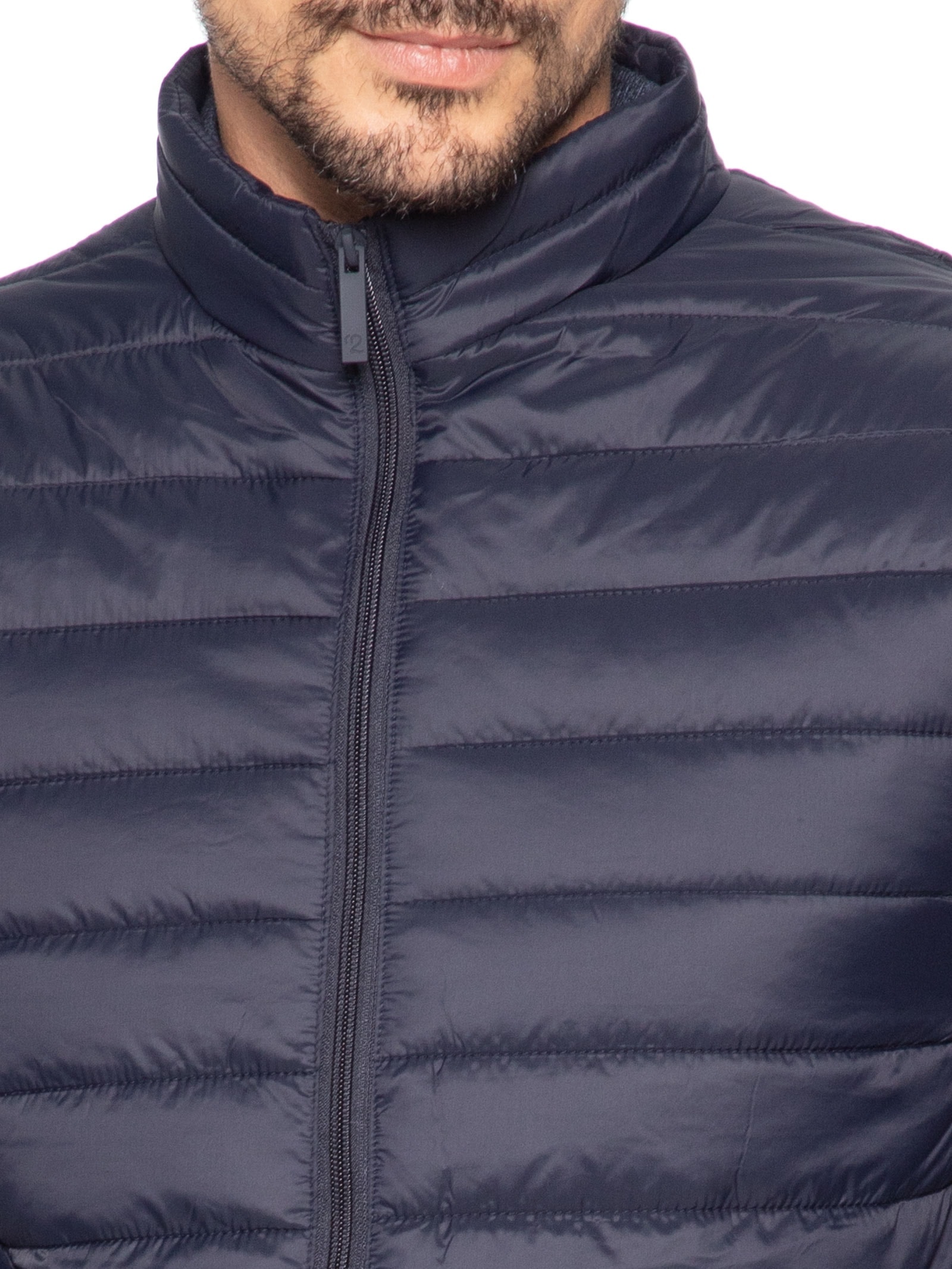 Colete Masculino Puffer Com Saquinho Azul '2 Essential