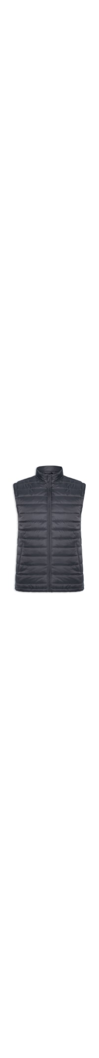 Colete Masculino Puffer Com Saquinho - Cinza