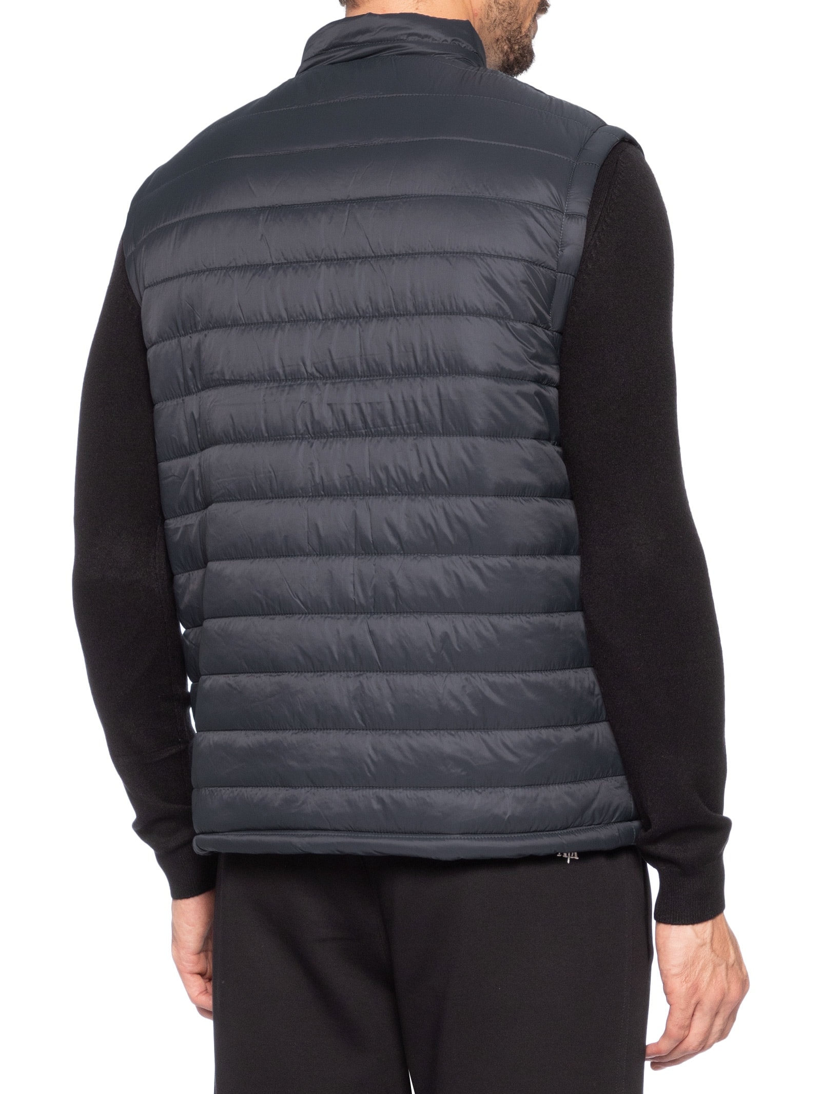 Colete Masculino Puffer Com Saquinho Cinza '2 Essential