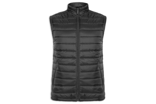 Colete Masculino Puffer Com Saquinho - Preto