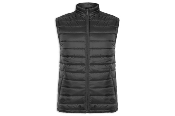 Colete Masculino Puffer Com Saquinho - Preto