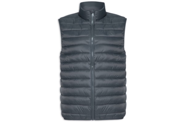Colete Masculino Puffer Downtown - Cinza