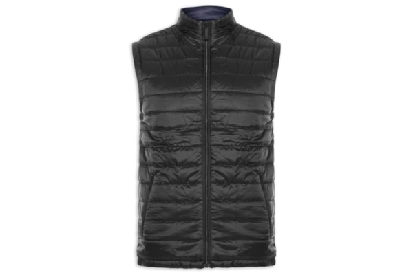 Colete Masculino Puffer Dupla Face - Azul