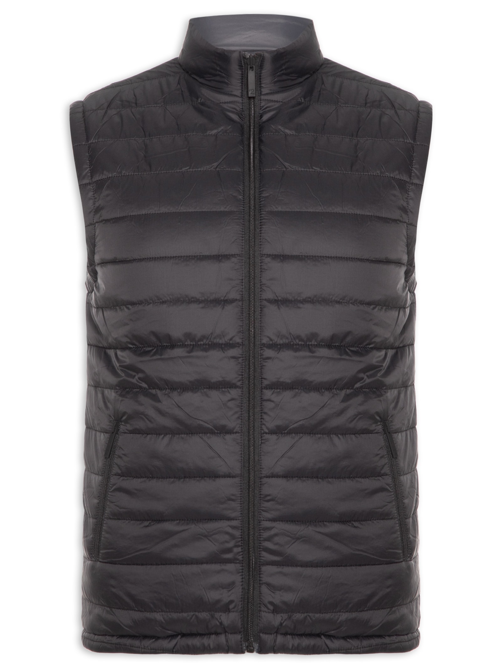 Colete Masculino Puffer Dupla Face Cinza '2 Essential