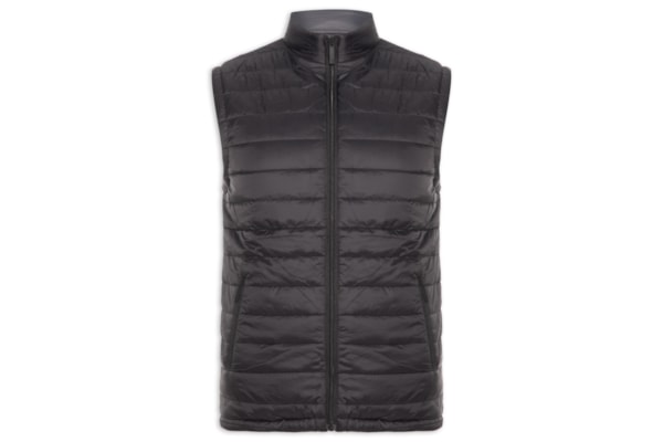 Colete Masculino Puffer Dupla Face - Cinza