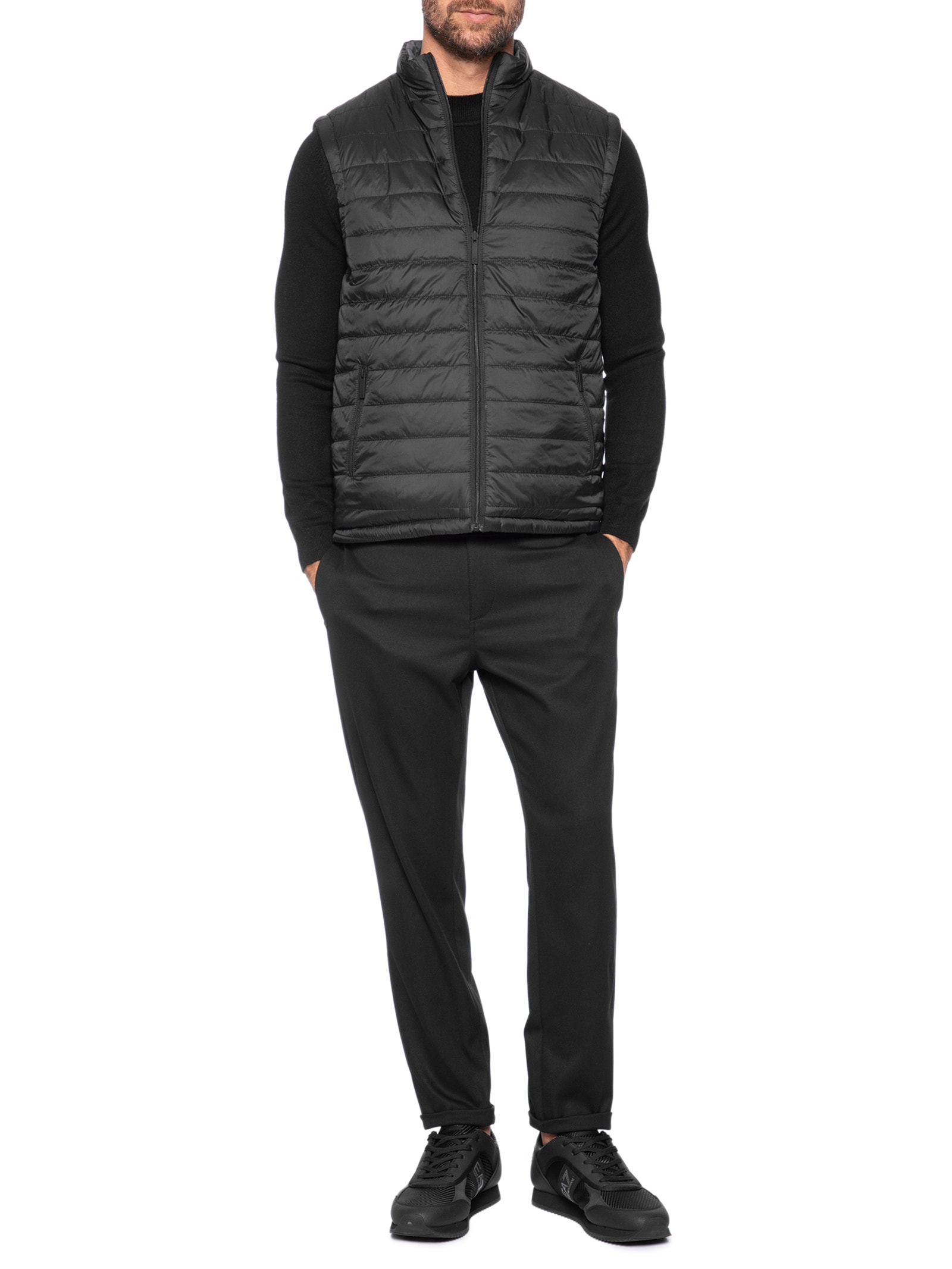 Colete Masculino Puffer Dupla Face Cinza '2 Essential